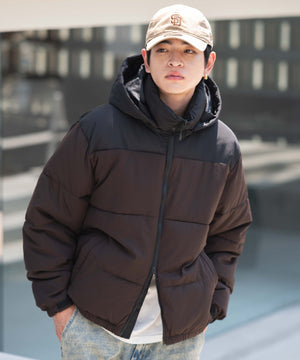 ブラウン　モデル：180㎝　L着用