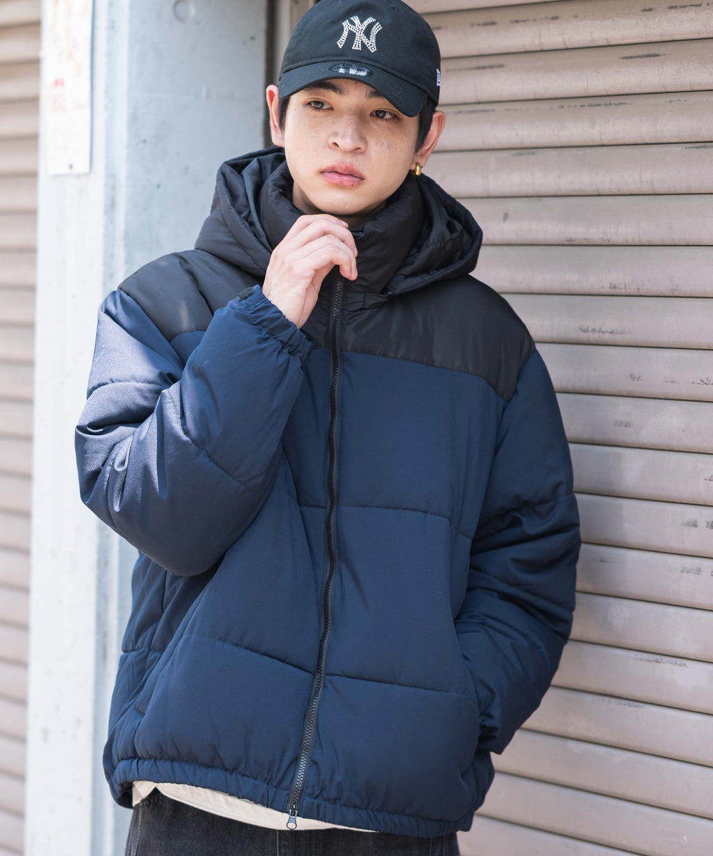 ネイビー　モデル：180㎝　L着用