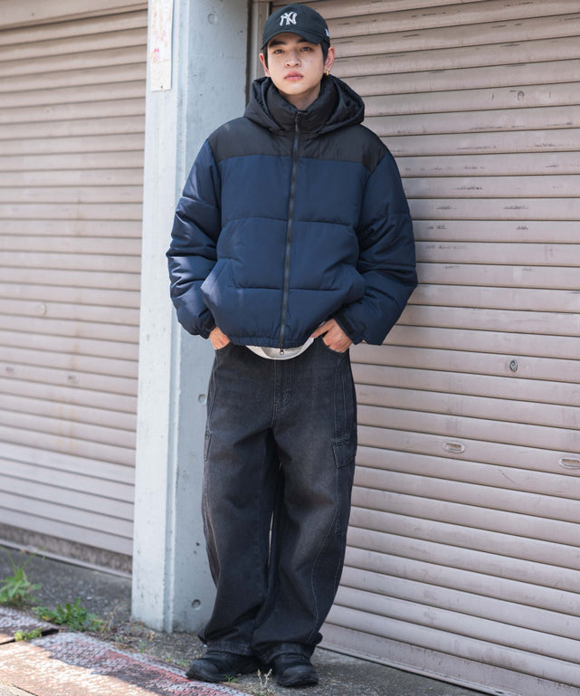 ネイビー　モデル：180㎝　L着用