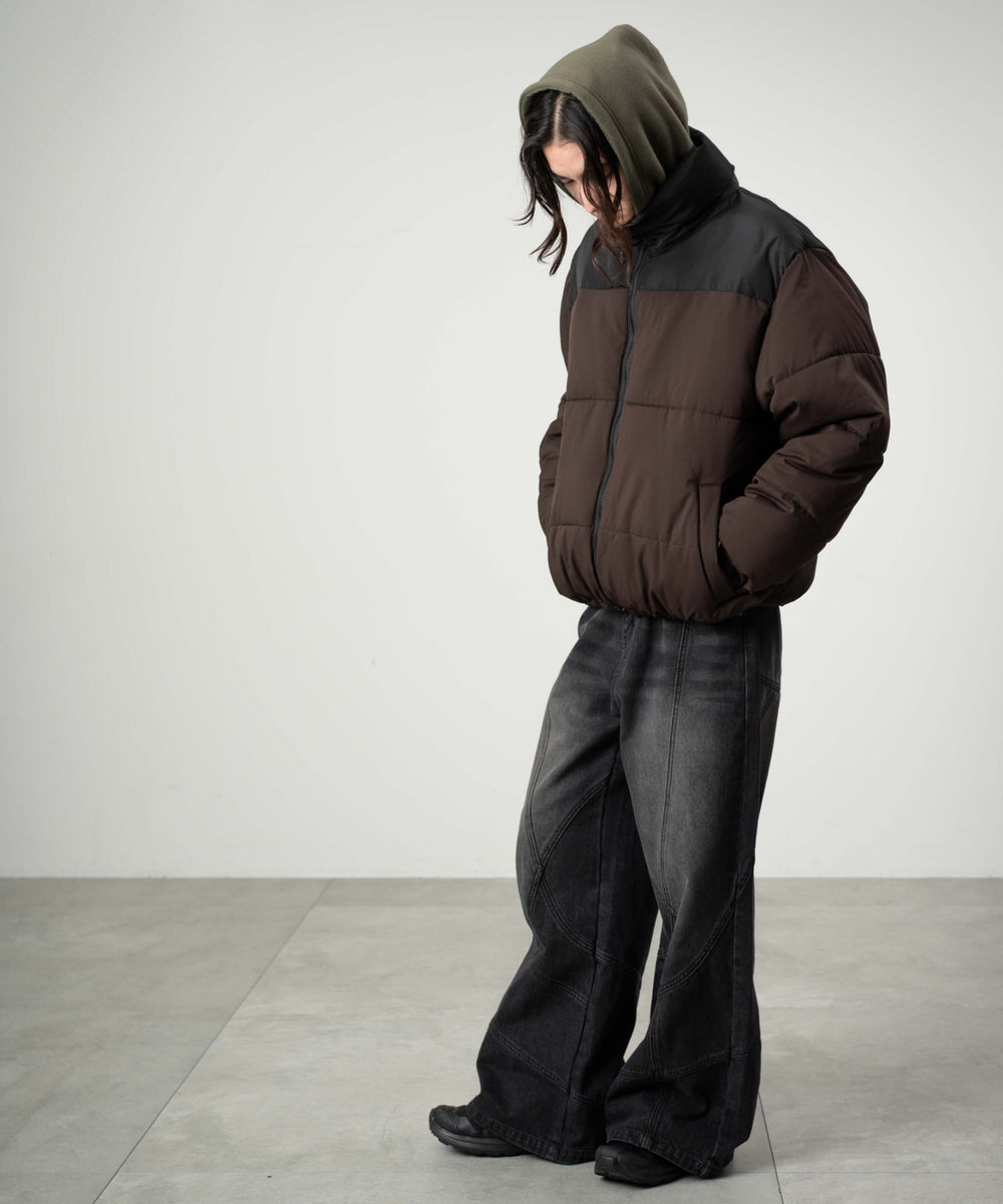 ブラウン モデル：175cm L着用