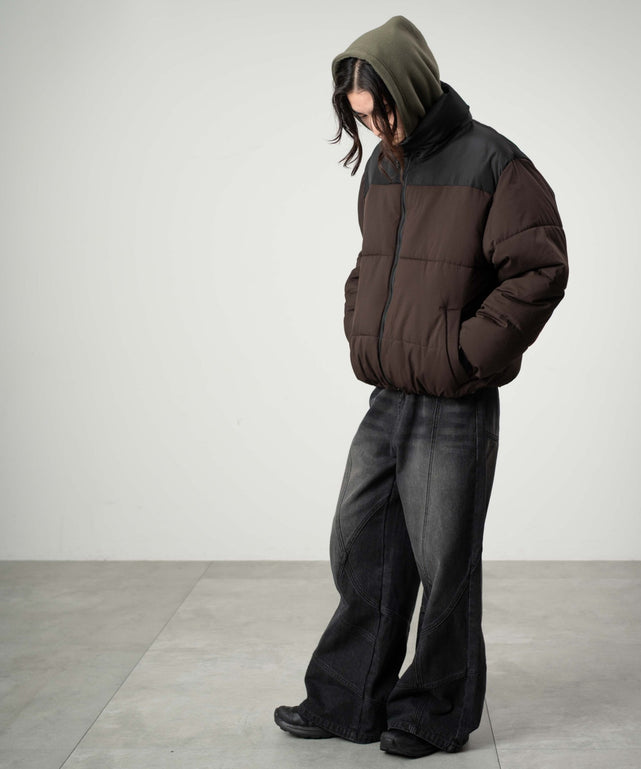 ブラウン モデル：175cm L着用