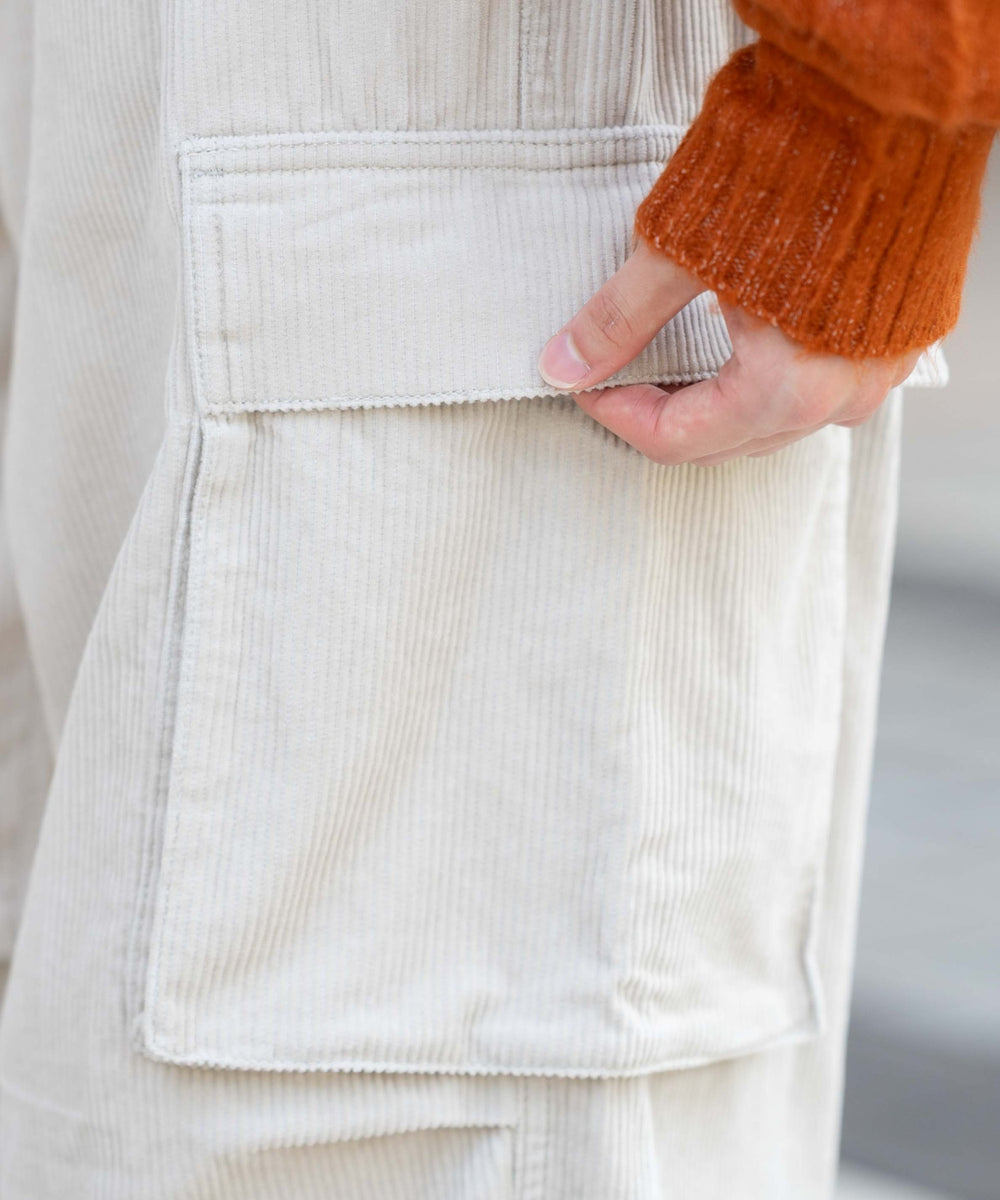 イージーコーデュロイカーゴパンツ