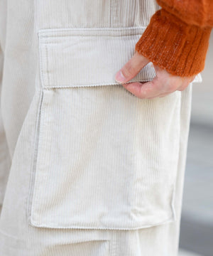 イージーコーデュロイカーゴパンツ