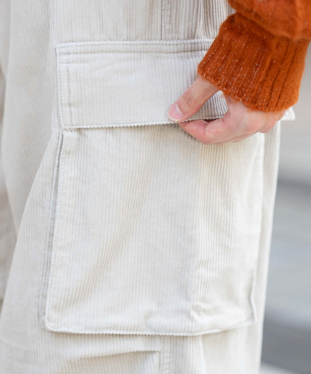 イージーコーデュロイカーゴパンツ