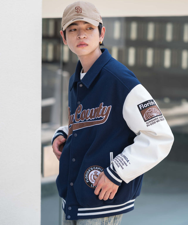 ネイビー　モデル：189㎝　L着用