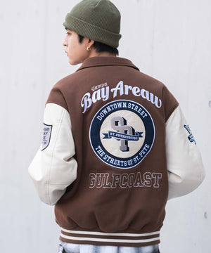 ブラウン　モデル：180㎝　L着用