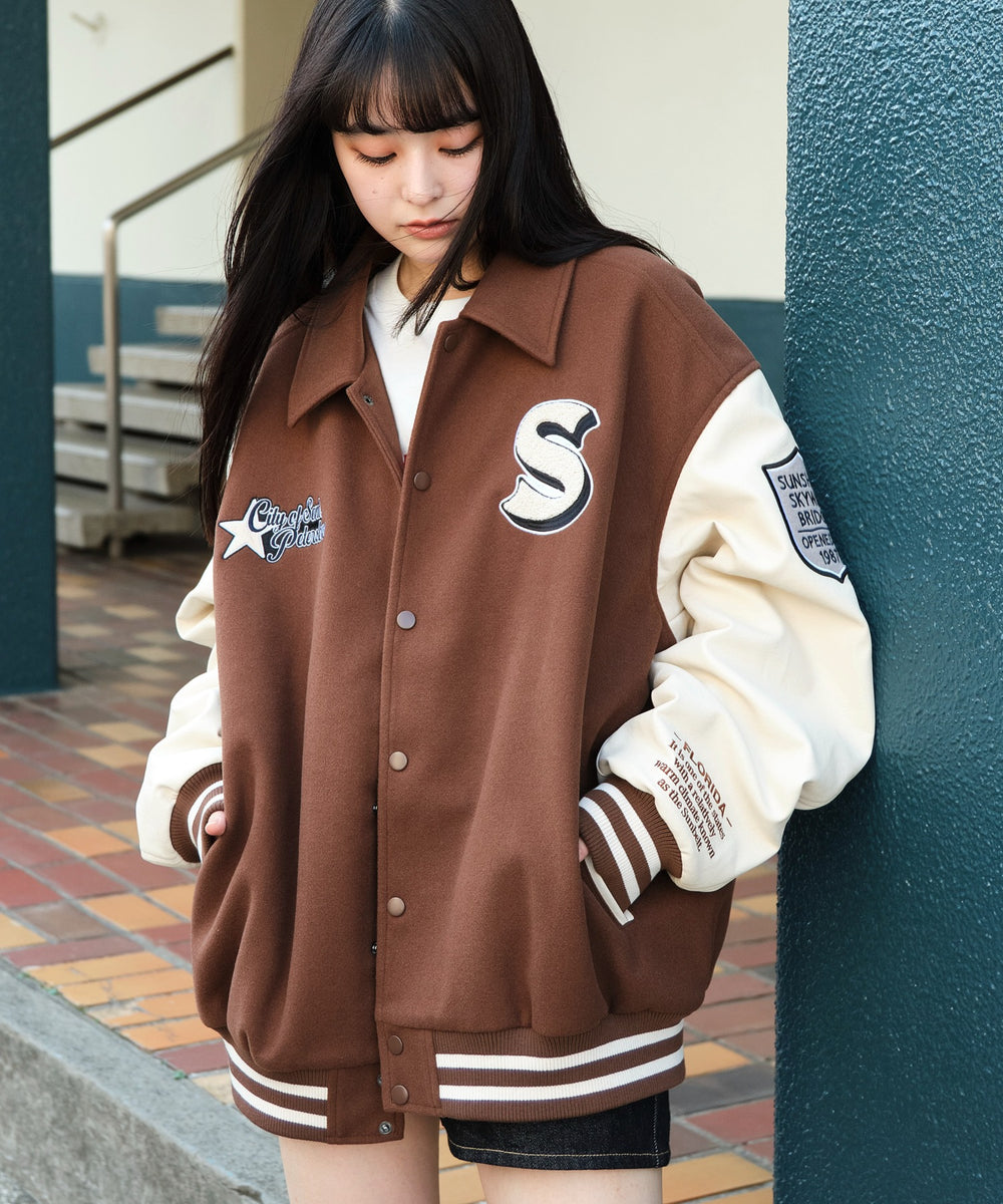 ブラウン　モデル：160㎝　L着用