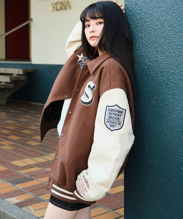 ブラウン　モデル：160㎝　L着用