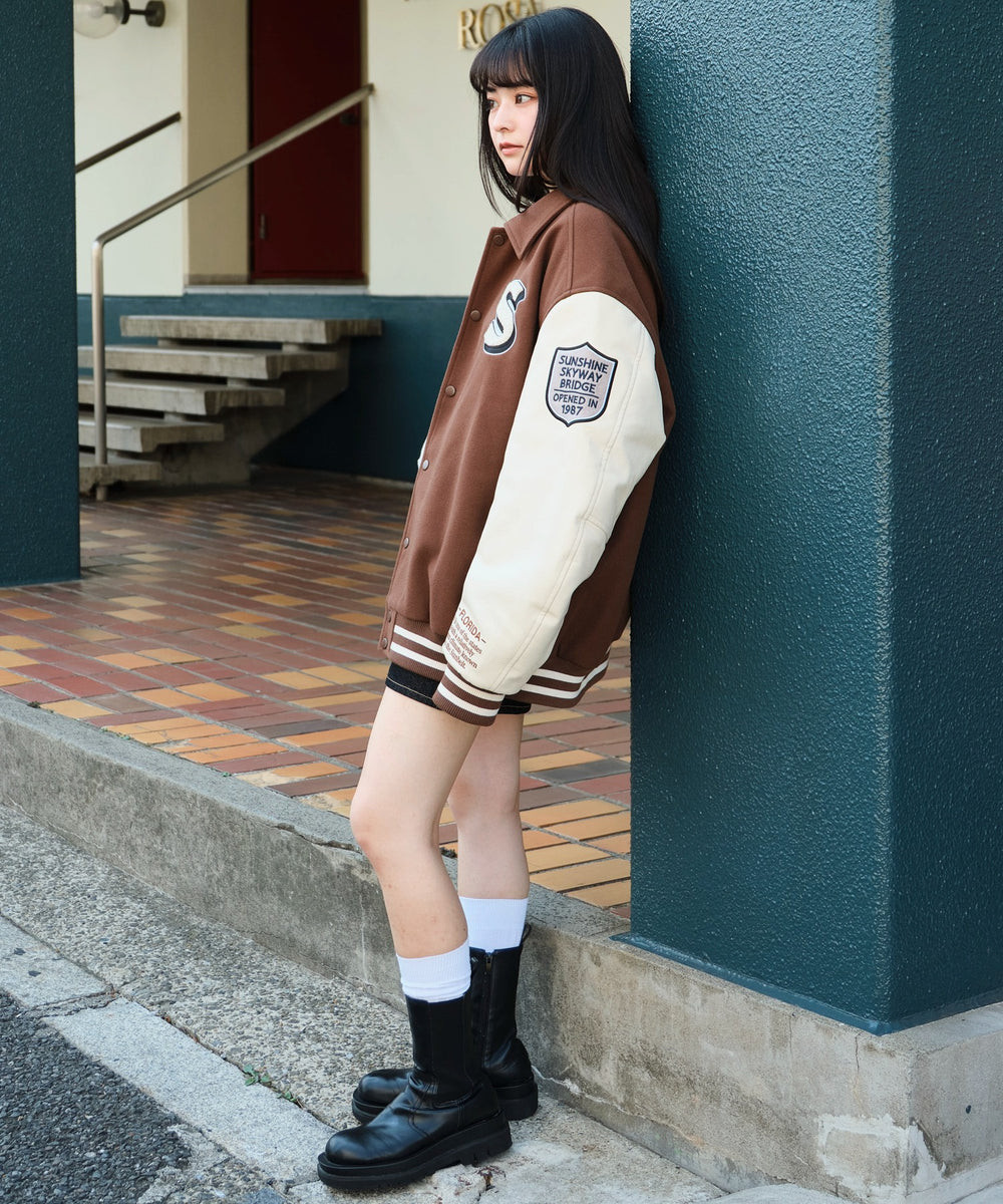 ブラウン　モデル：160㎝　L着用