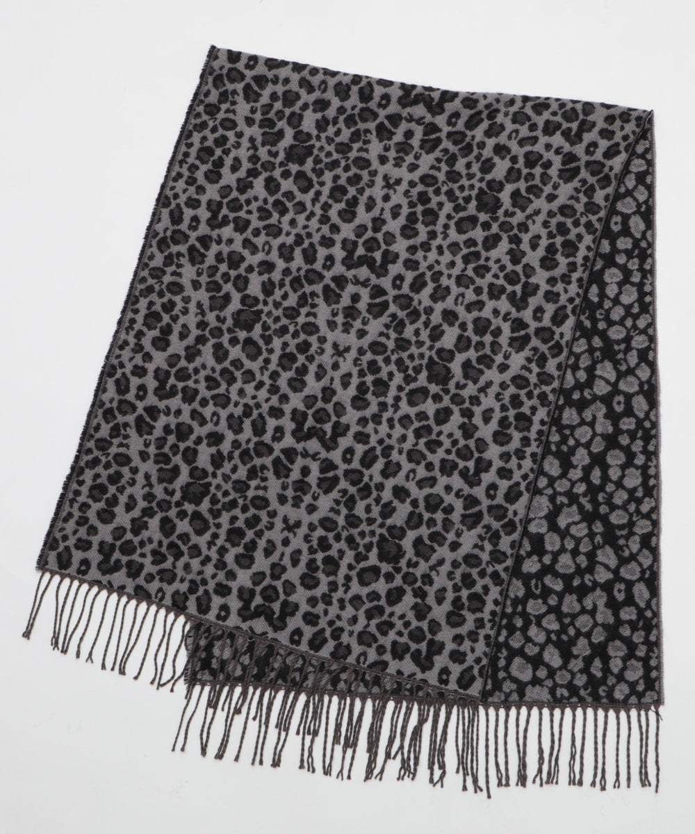 柄3：レオパード柄（グレー）