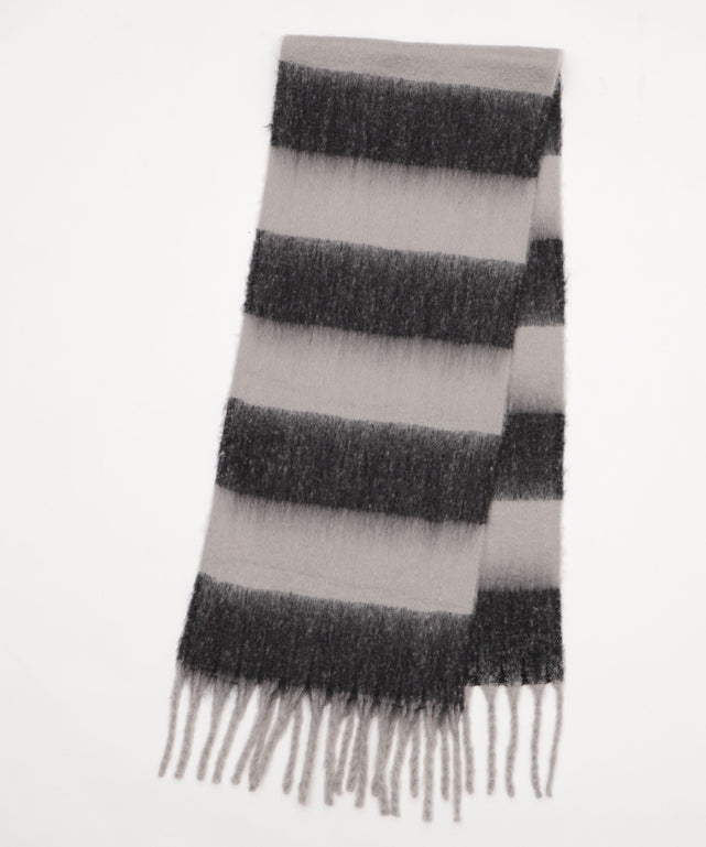 柄8ボーダー(ブラック)