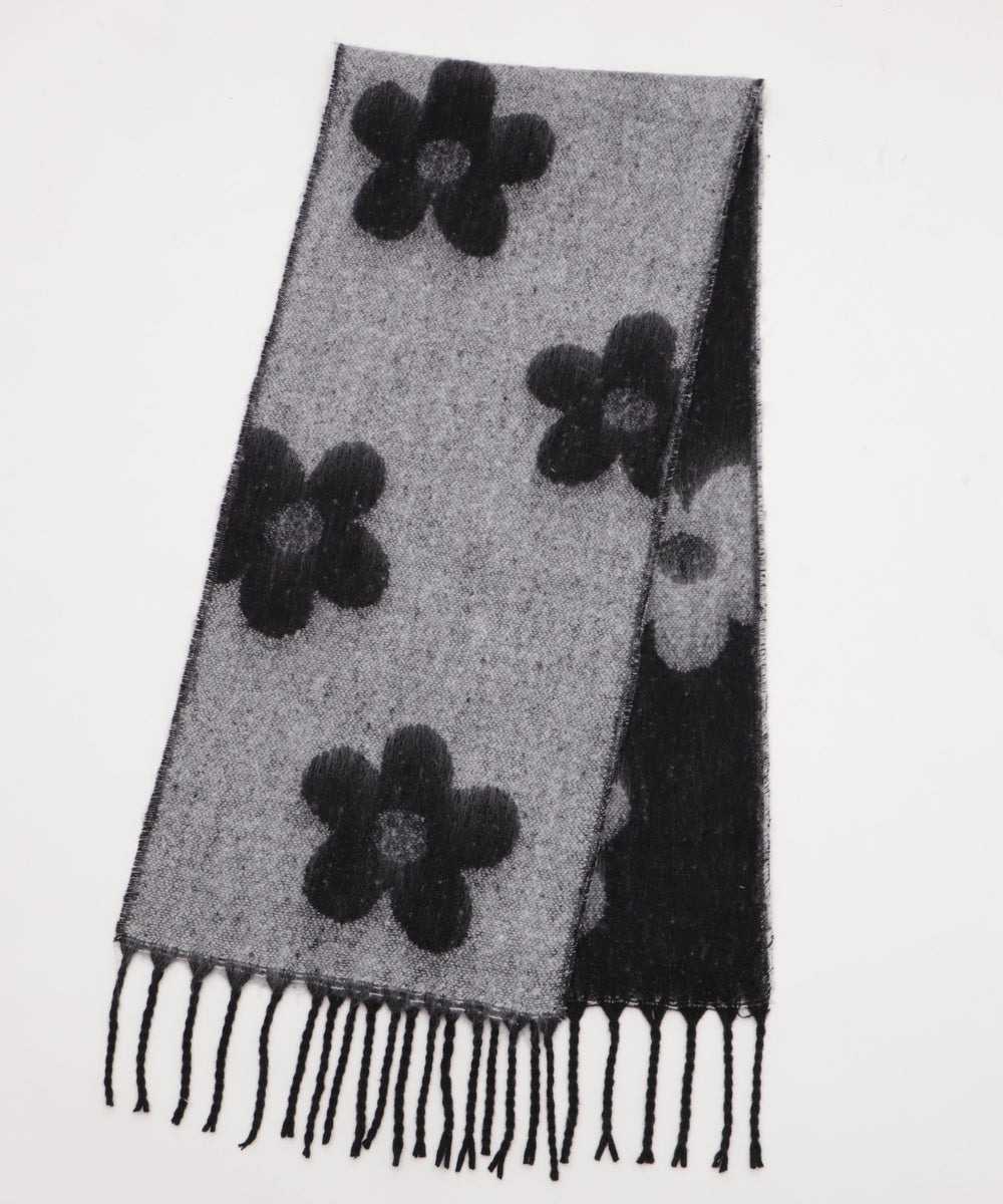 柄17フラワー(ホワイト)