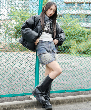 ブラック　モデル：159cm F着用