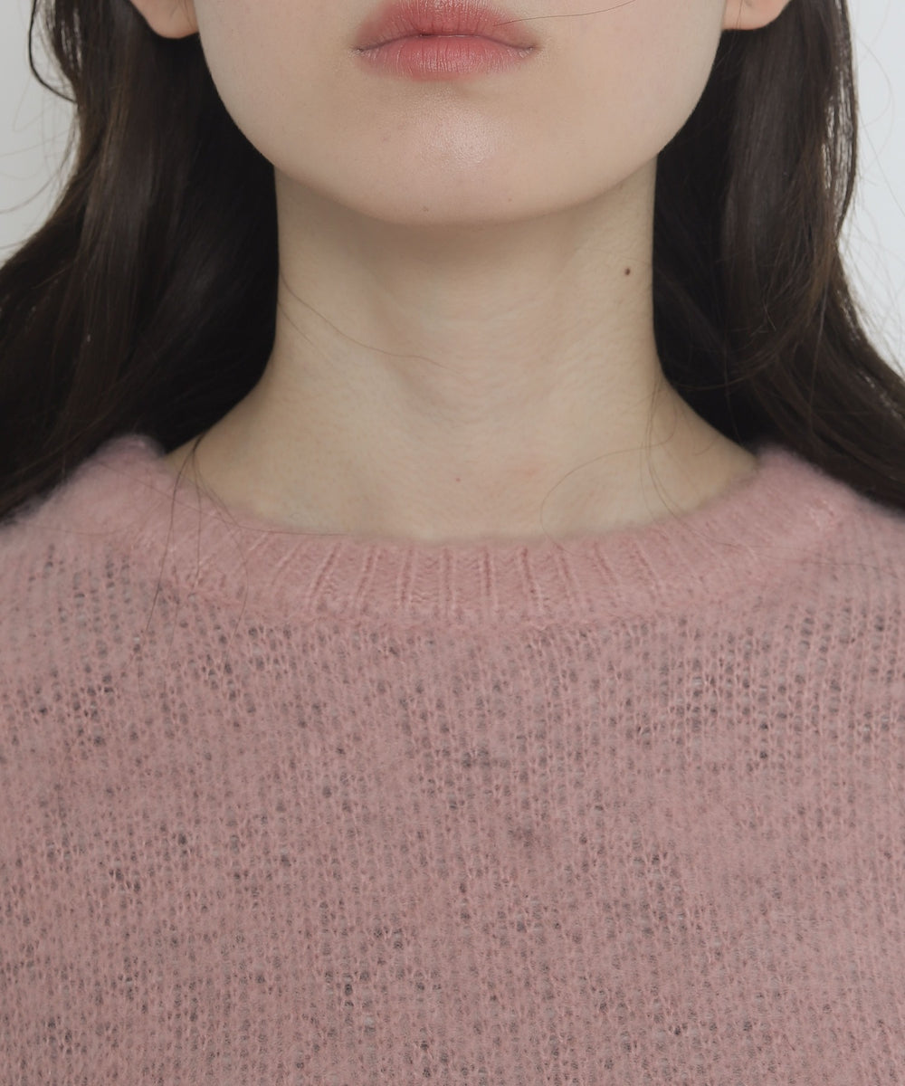 シャギーグラフィックニットBIGプルオーバー