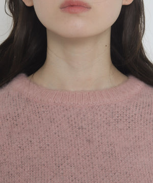 シャギーグラフィックニットBIGプルオーバー