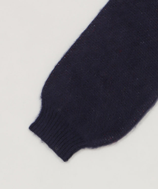 シャギーグラフィックニットBIGプルオーバー