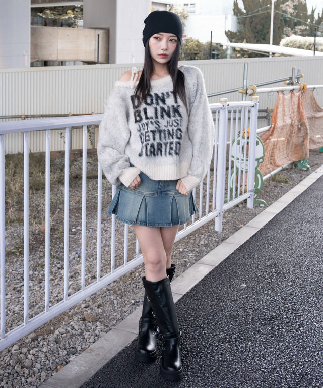 ホワイトアイボリー　モデル：159cm F着用