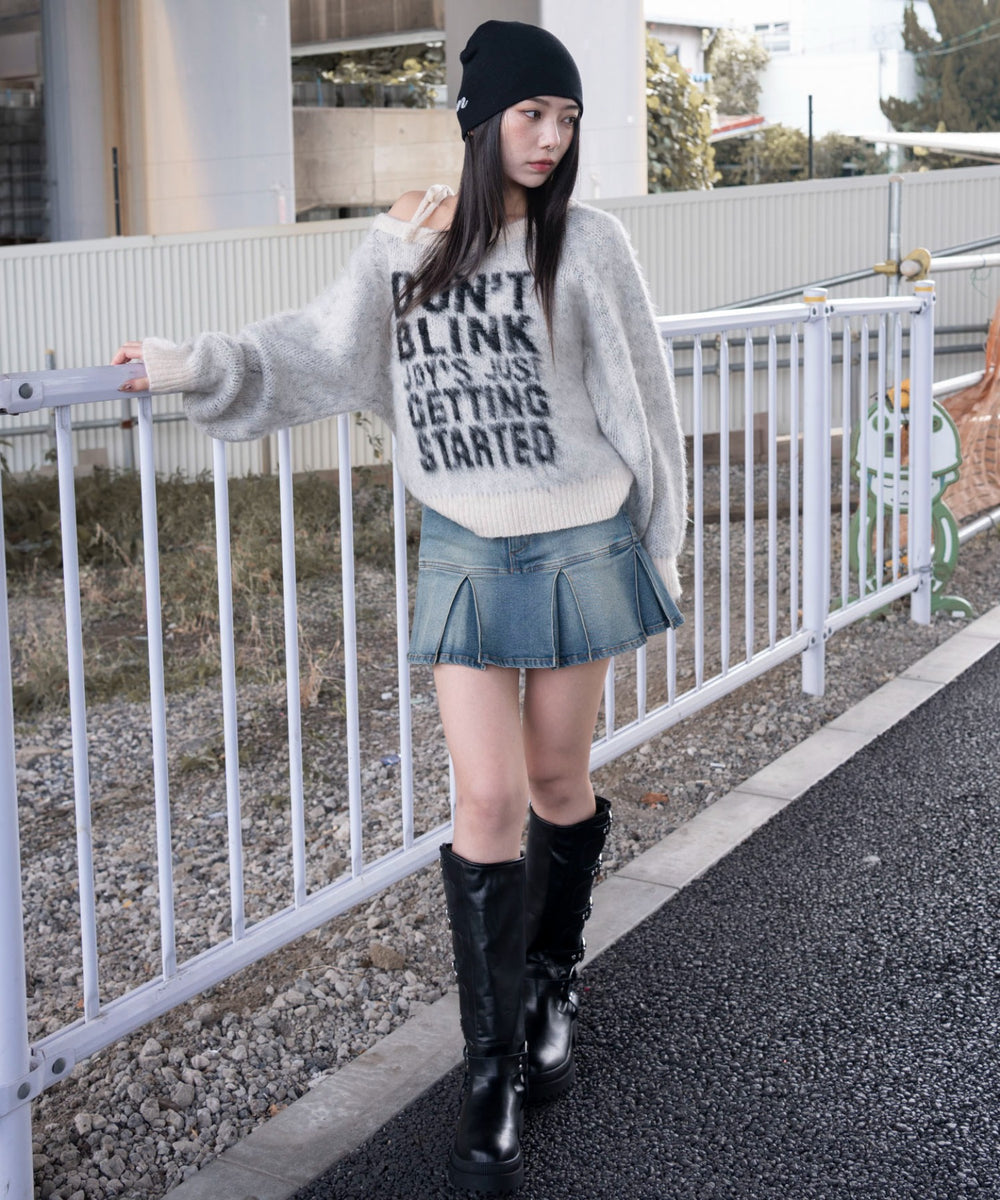 ホワイトアイボリー　モデル：159cm F着用