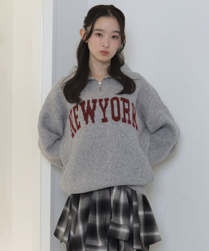 杢グレー　モデル：163cm F着用