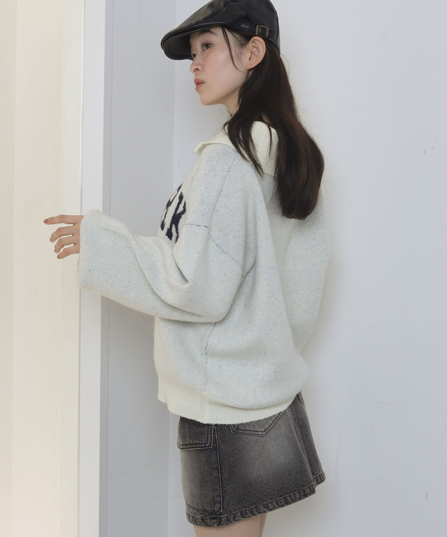 オフホワイト　モデル：163cm F着用