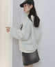 オフホワイト　モデル：163cm F着用
