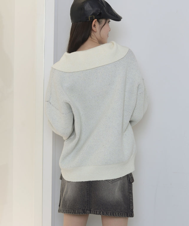 オフホワイト　モデル：163cm F着用