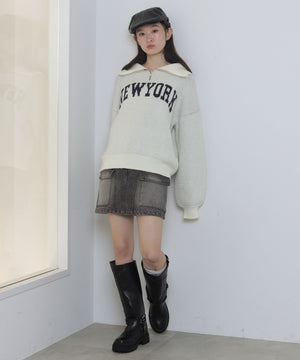 オフホワイト　モデル：163cm F着用