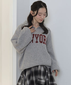 杢グレー　モデル：163cm F着用