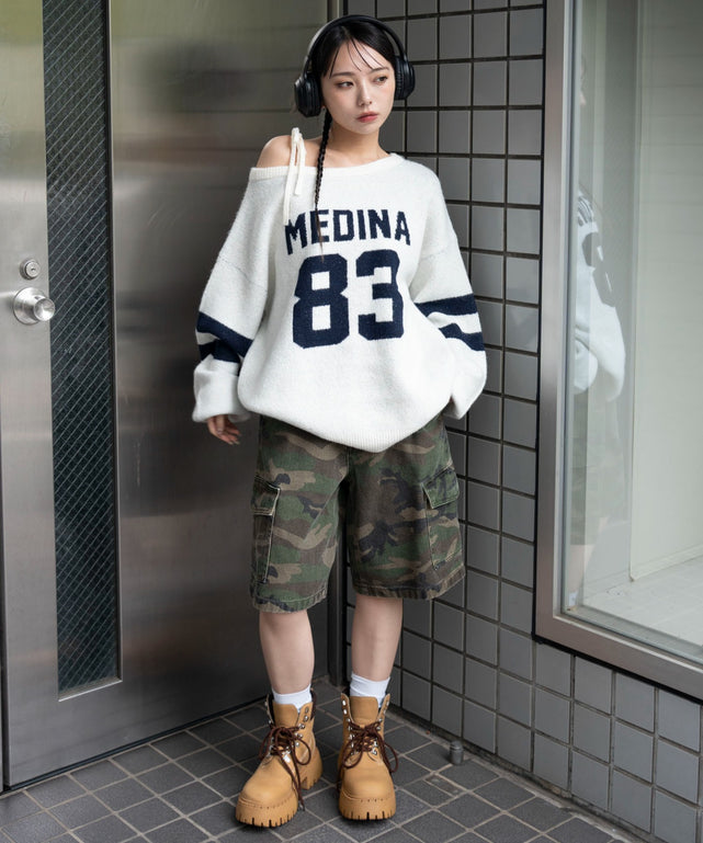 ホワイトアイボリー　モデル：159cm F着用