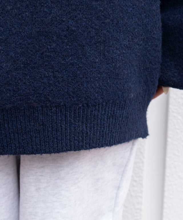 フラッフィー2WAYグラフィックワンショルBIGニット