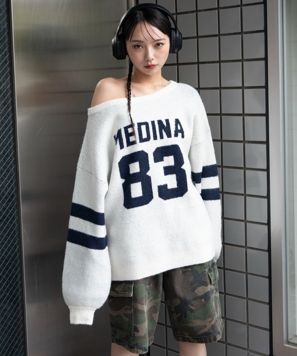 ホワイトアイボリー　モデル：159cm F着用