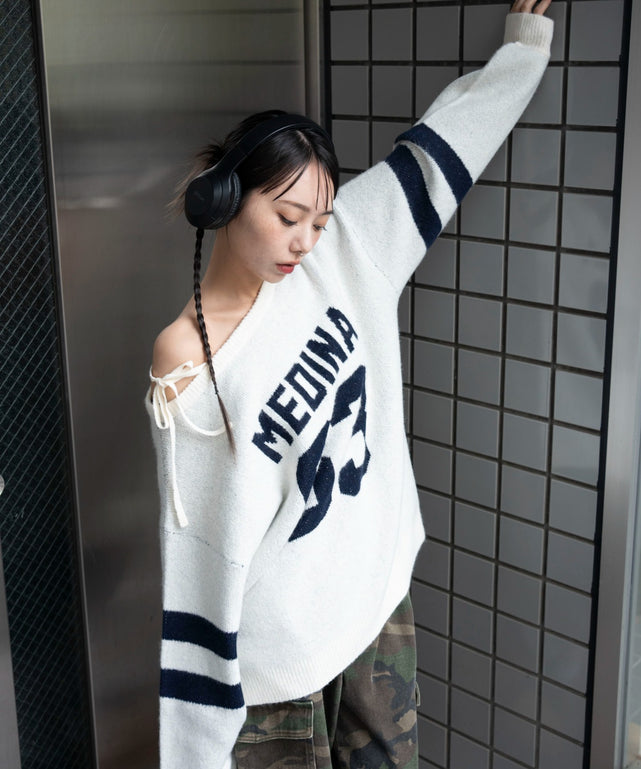 ホワイトアイボリー　モデル：159cm F着用