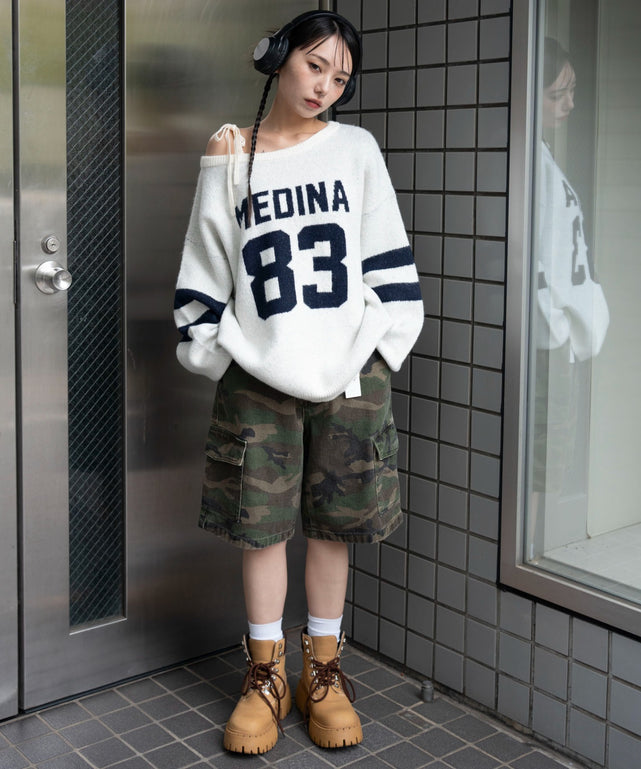 ホワイトアイボリー　モデル：159cm F着用