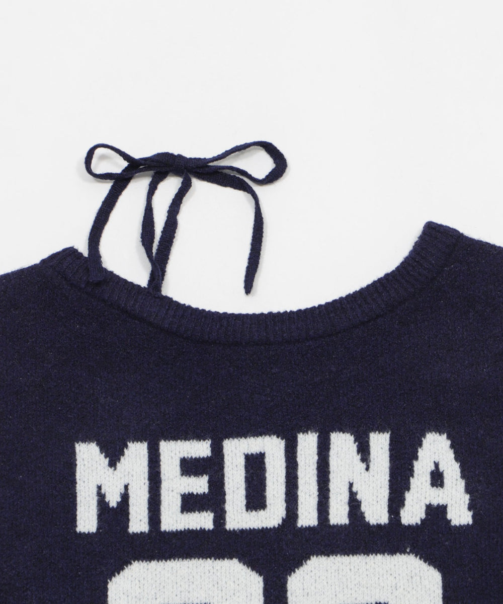 フラッフィー2WAYグラフィックワンショルBIGニット