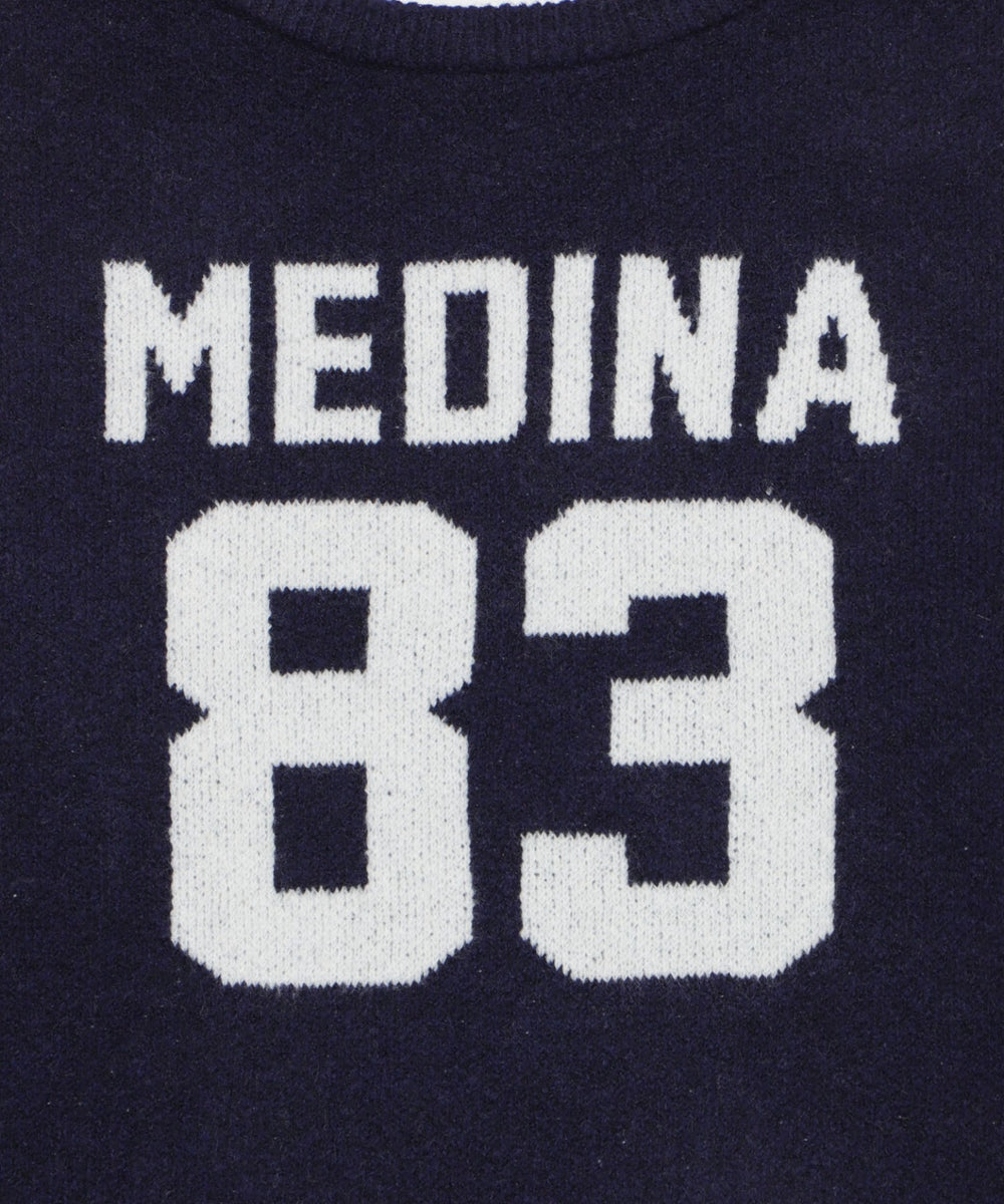 フラッフィー2WAYグラフィックワンショルBIGニット