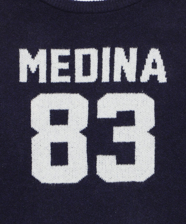 フラッフィー2WAYグラフィックワンショルBIGニット