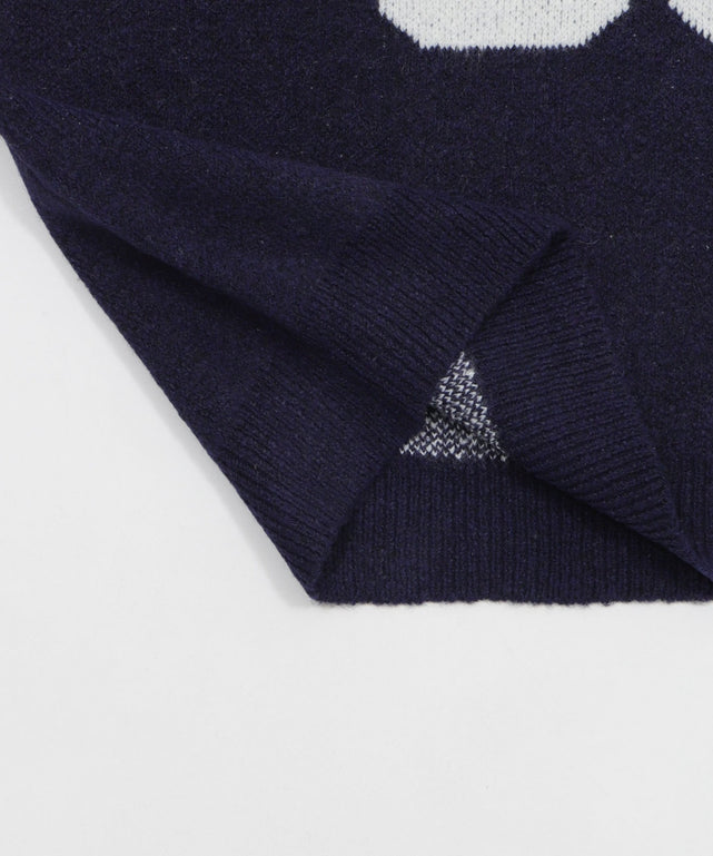 フラッフィー2WAYグラフィックワンショルBIGニット