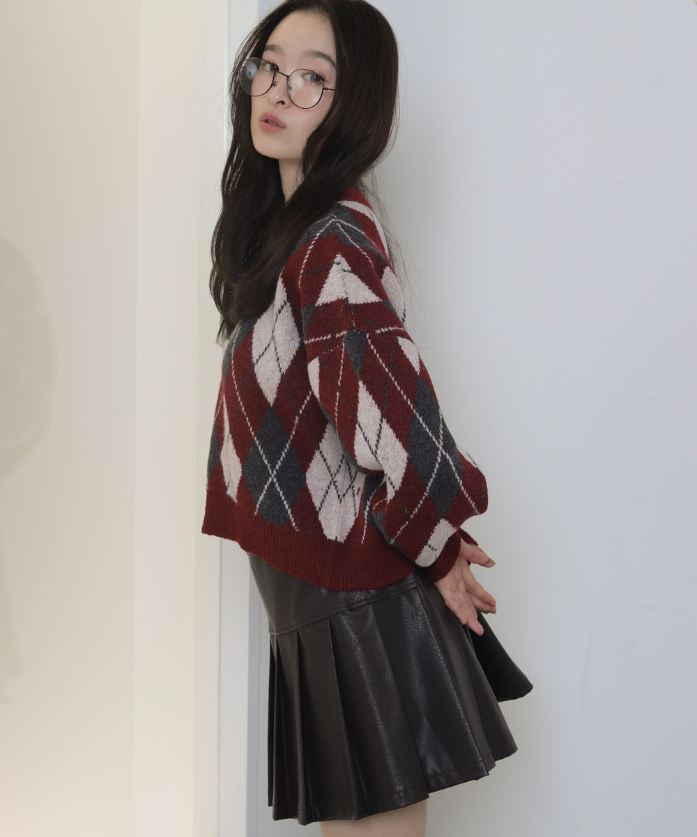 ワイン　モデル：163cm F着用