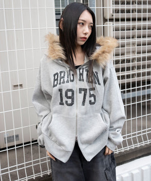 杢グレー　モデル：159cm F着用