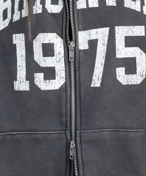 裏起毛ファーフードBIGZIPパーカー