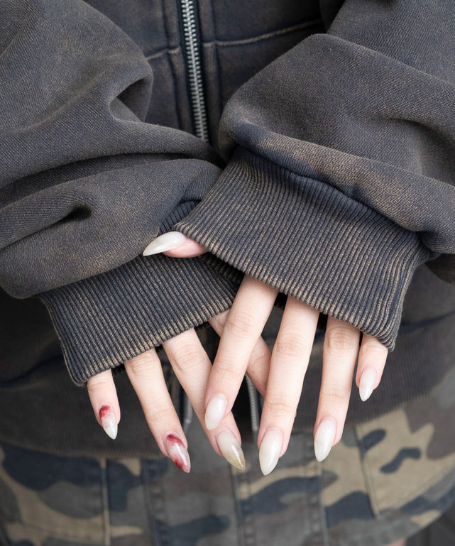 裏起毛ファーフードBIGZIPパーカー