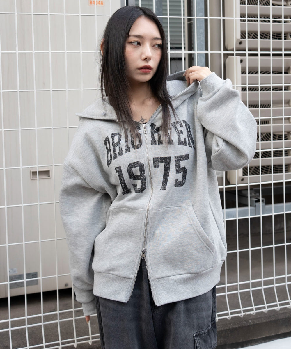 杢グレー　モデル：159cm F着用