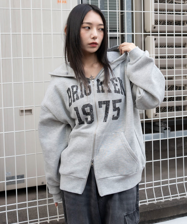 杢グレー　モデル：159cm F着用