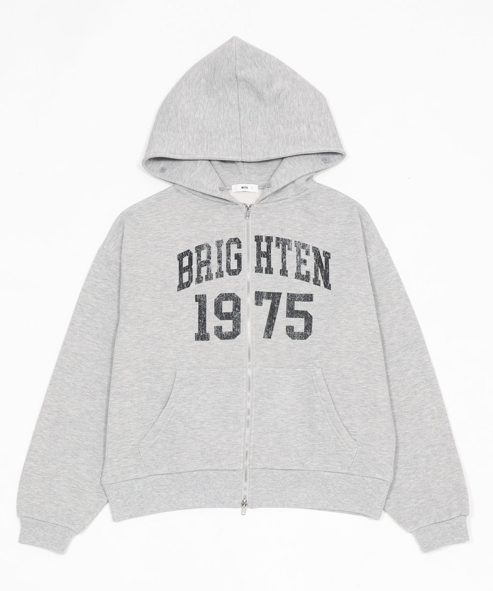 裏起毛ファーフードBIGZIPパーカー