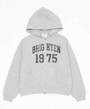 裏起毛ファーフードBIGZIPパーカー