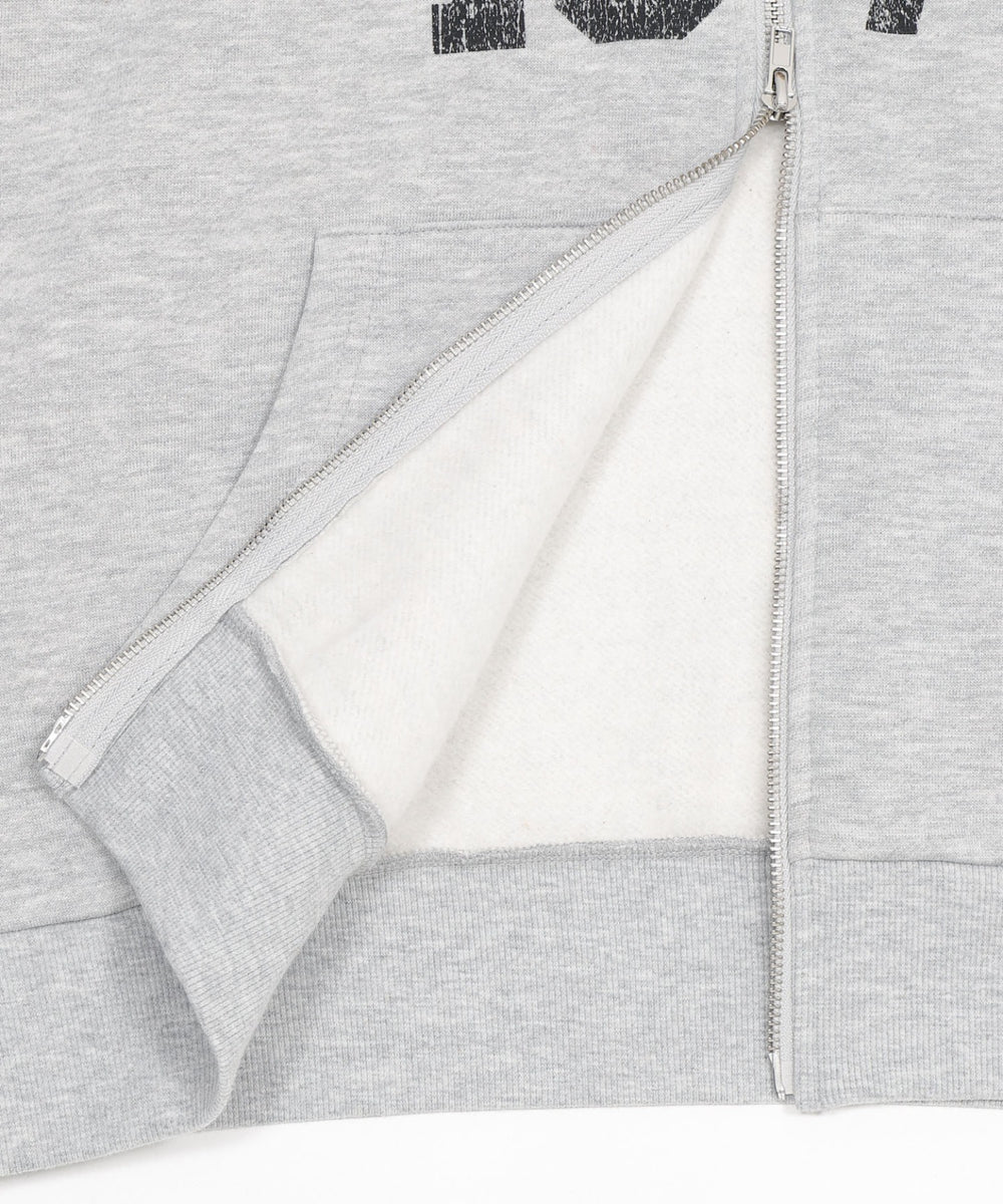 裏起毛ファーフードBIGZIPパーカー