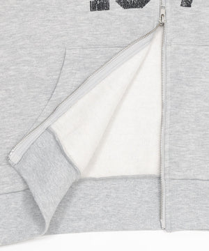 裏起毛ファーフードBIGZIPパーカー