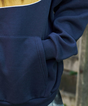 裏起毛グラフィックビッグプルパーカー