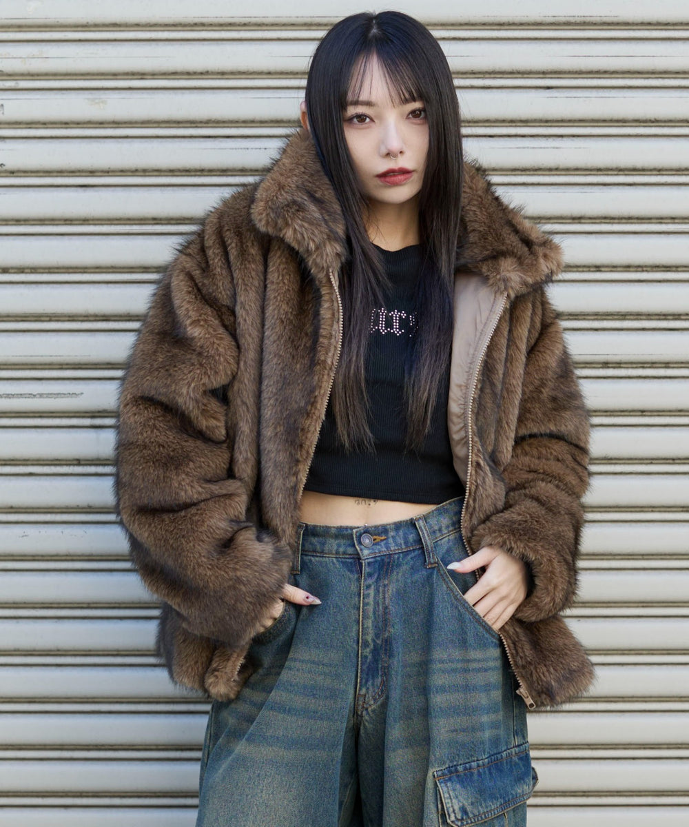 ブラウンソノタ　モデル：159cm F着用