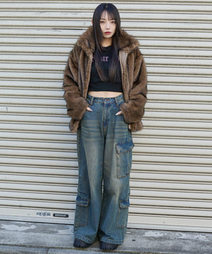 ブラウンソノタ　モデル：159cm F着用